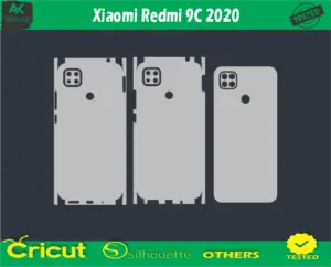 Xiaomi Redmi 9C 2020 Skin Vector Template low price