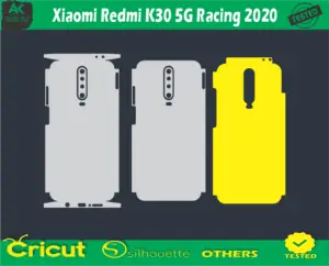 Xiaomi Redmi K30 5G Racing 2020 Skin Vector Template