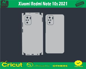 Xiaomi Redmi Note 10s 2021 Skin Vector Template