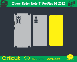 Xiaomi Redmi Note 11 Pro Plus 5G 2022 Skin Vector Template
