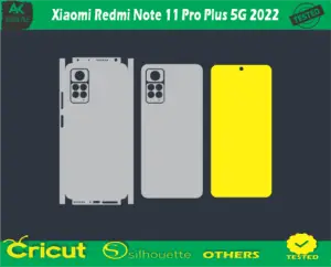 Xiaomi Redmi Note 11 Pro Plus 5G 2022 Skin Vector Template