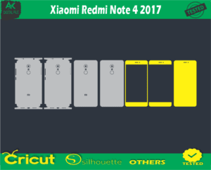 Xiaomi Redmi Note 4 2017 Skin Vector Template low price