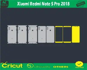 Xiaomi Redmi Note 5 Pro 2018 Skin Vector Template