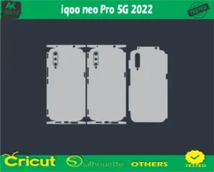 iqoo neo Pro 5G 2022 Skin Vector Template low price