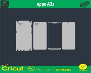 oppo A3s Skin Vector Template low price