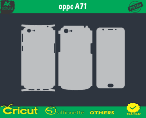 oppo A71 Skin Vector Template low price