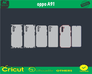 oppo A91 Skin Vector Template low price