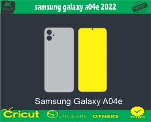 Samsung galaxy A04e 2022 Skin Vector Template low price