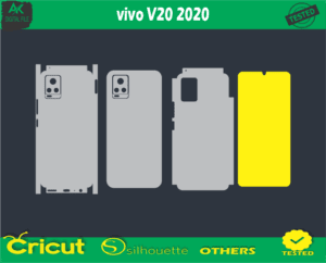 vivo V20 2020 Skin Vector Template low price