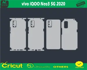 vivo iQOO Neo3 5G 2020 Skin Vector Template low price