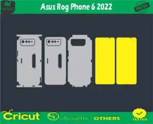 Asus Rog Phone 6 2022 Skin Vector Template