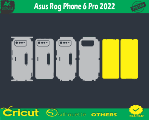 Asus Rog Phone 6 Pro 2022 Skin Vector Template