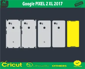 Google PIXEL 2 XL 2017 Skin Vector Template