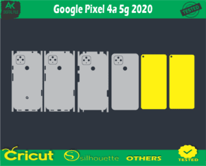 Google Pixel 4a 5g 2020 Skin Vector Template