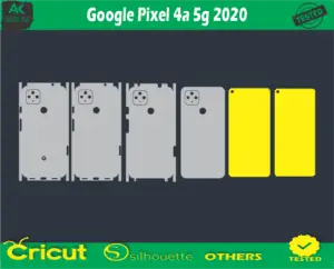 Google Pixel 4a 5g 2020 Skin Vector Template