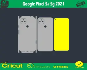 Google Pixel 5a 5g 2021 Skin Vector Template