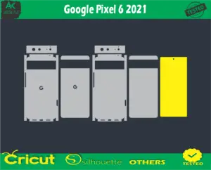 Google Pixel 6 2021 Skin Vector Template