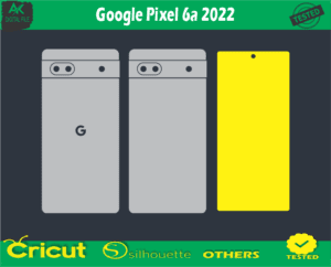 Google Pixel 6a 2022 Skin Vector Template