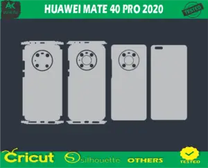 HUAWEI MATE 40 PRO 2020 Skin Vector Template