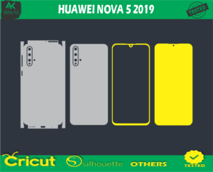 HUAWEI NOVA 5 2019 Skin Vector Template