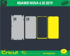 HUAWEI NOVA 6 SE 2019 Skin Vector Template