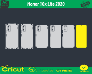 Honor 10x Lite 2020 Skin Vector Template