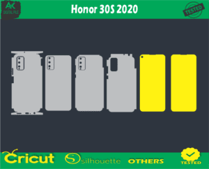 Honor 30S 2020 Skin Vector Template