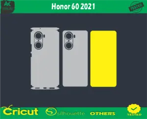 Honor 60 2021 Skin Vector Template