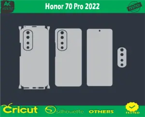 Honor 70 Pro 2022 Skin Vector Template low price