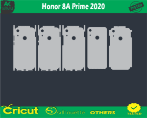 Honor 8A Prime 2020 Skin Vector Template