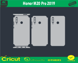 Honor M20 Pro 2019 Skin Vector Template