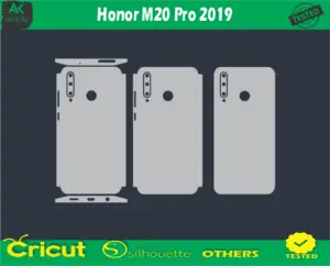 Honor M20 Pro 2019 Skin Vector Template