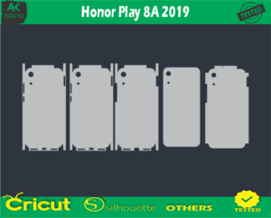 Honor Play 8A 2019 Skin Vector Template