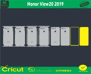 Honor View 20 2019 Skin Vector Template