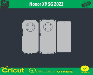 Honor X9 5G 2022 Skin Vector Template