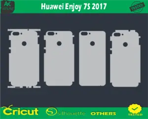 Huawei Enjoy 7S 2017 Skin Vector Template