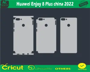 Huawei Enjoy 8 Plus china 2022 Skin Vector Template