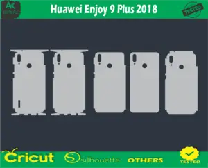 Huawei Enjoy 9 Plus 2018 Skin Vector Template