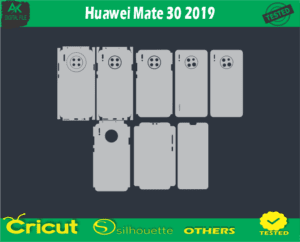 Huawei Mate 30 2019 Skin Vector Template