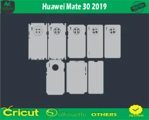 Huawei Mate 30 2019 Skin Vector Template