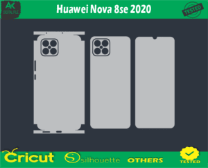 Huawei Nova 8se 2020 Skin Vector Template