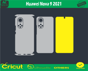 Huawei Nova 9 2021 Skin Vector Template