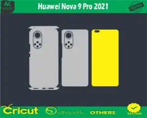 Huawei Nova 9 Pro 2021 Skin Vector Template