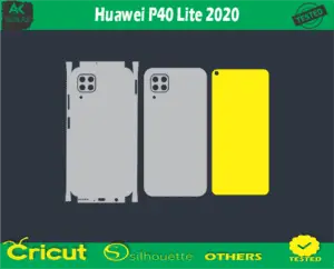 Huawei P40 Lite 2020 Skin Vector Template