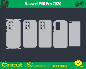 Huawei P40 Pro 2020 Skin Vector Template