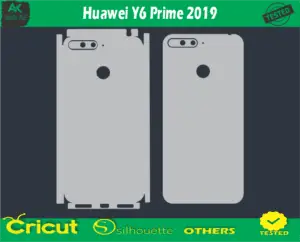 Huawei Y6 Prime 2019 Skin Vector Template