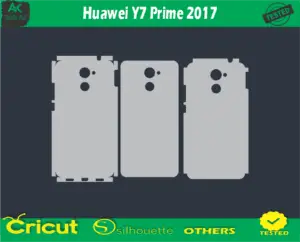 Huawei Y7 Prime 2017 Skin Vector Template