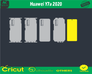 Huawei Y7a 2020 Skin Vector Template