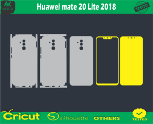 Huawei mate 20 Lite 2018 Skin Vector Template