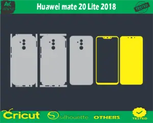 Huawei mate 20 Lite 2018 Skin Vector Template